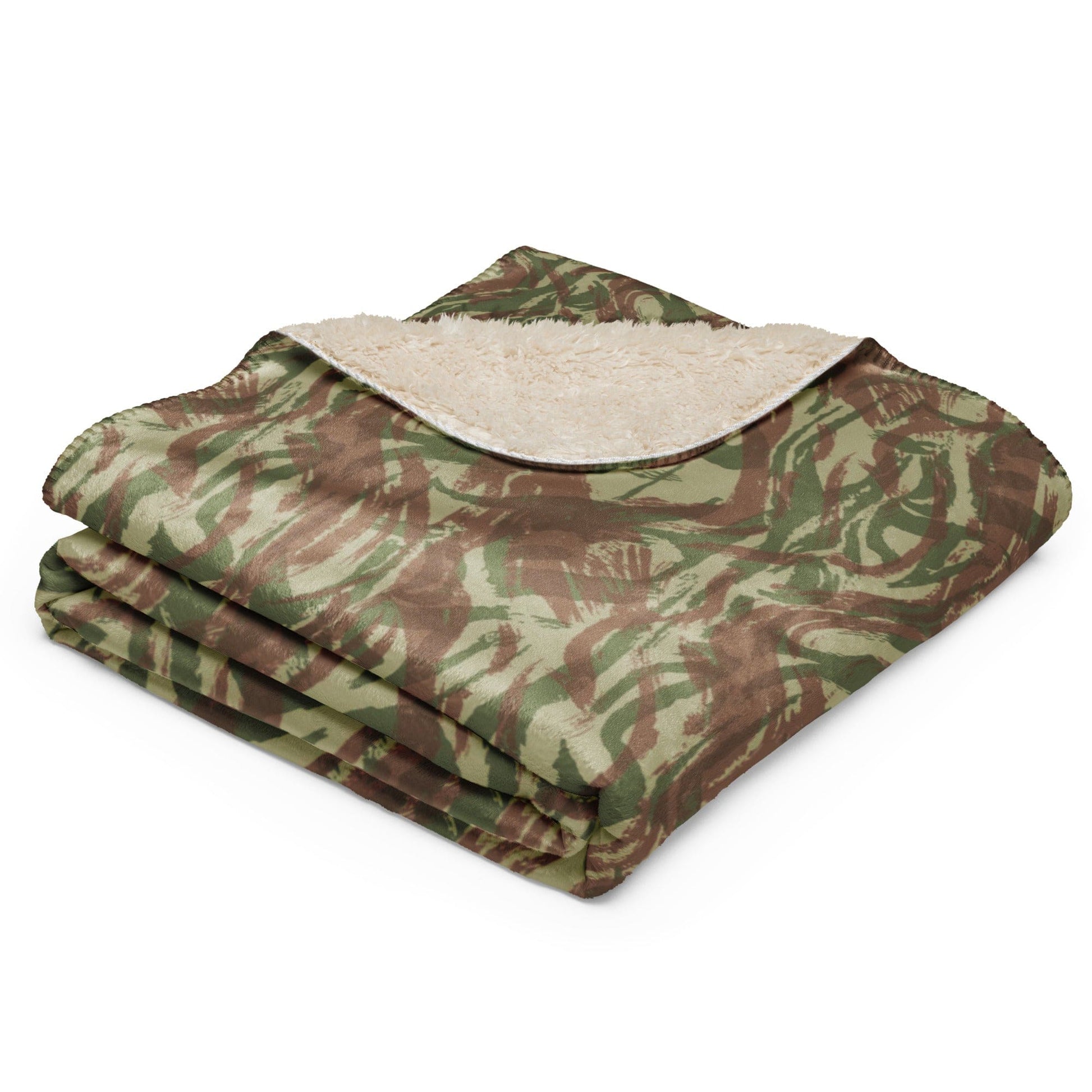 French Lizard A1 Airborne CAMO Sherpa blanket - Blankets