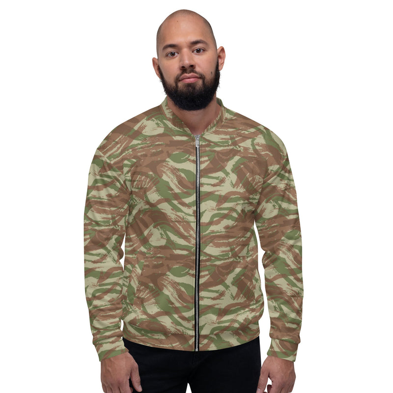 Lizard French Airborne CAMO Unisex Bomber Jacket