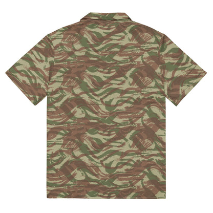 French Lizard A1 Airborne CAMO Unisex button shirt - Button Shirt