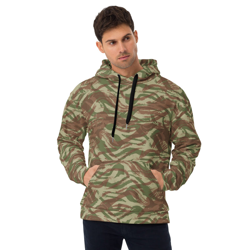 Lizard French Airborne CAMO Unisex Hoodie - 2XS