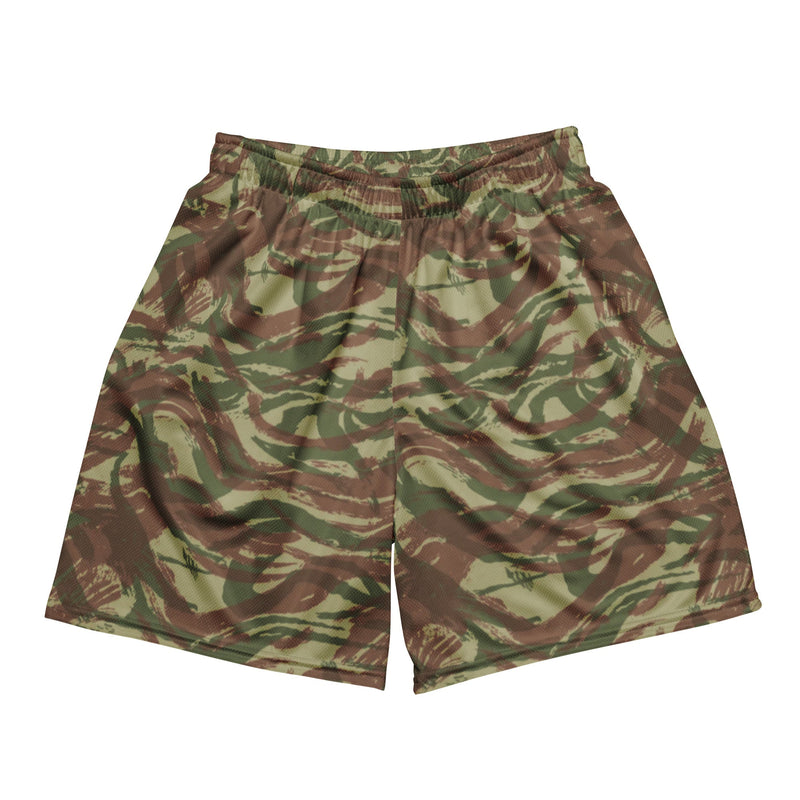 Lizard French Airborne CAMO Unisex Mesh Shorts - 2XS