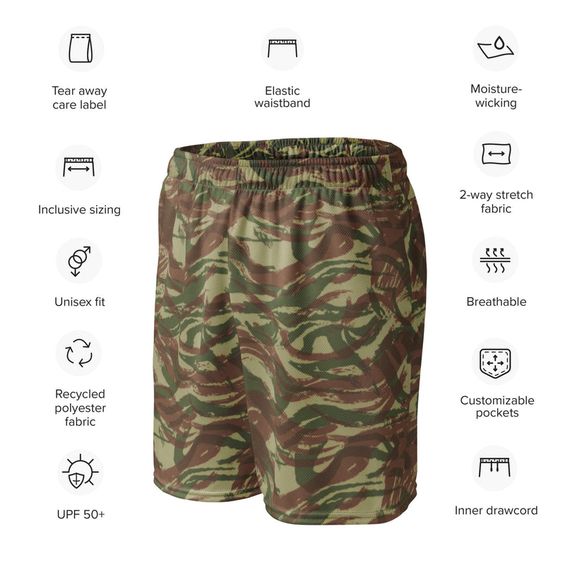 Lizard French Airborne CAMO Unisex Mesh Shorts