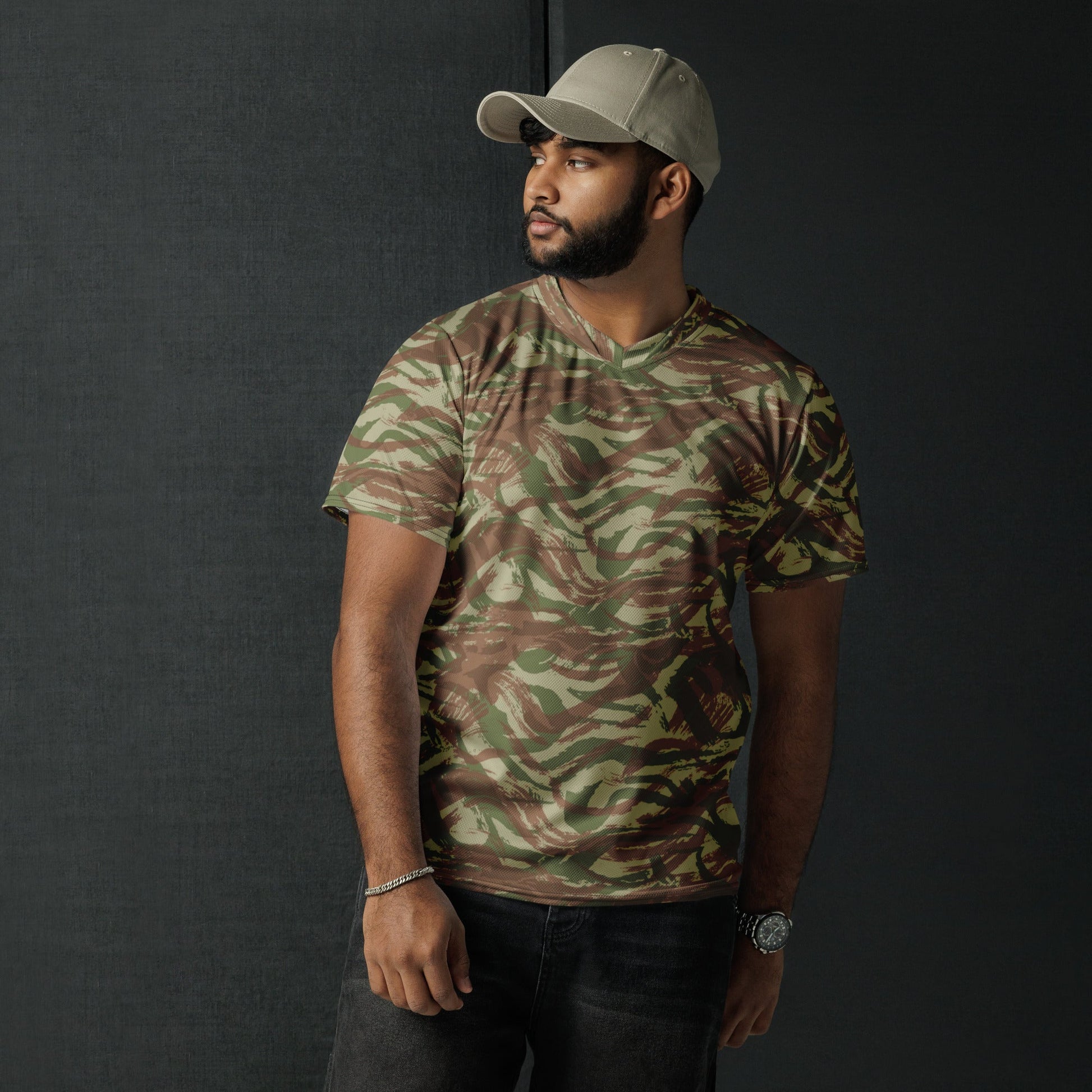 French Lizard A1 Airborne CAMO Unisex Sports Jersey