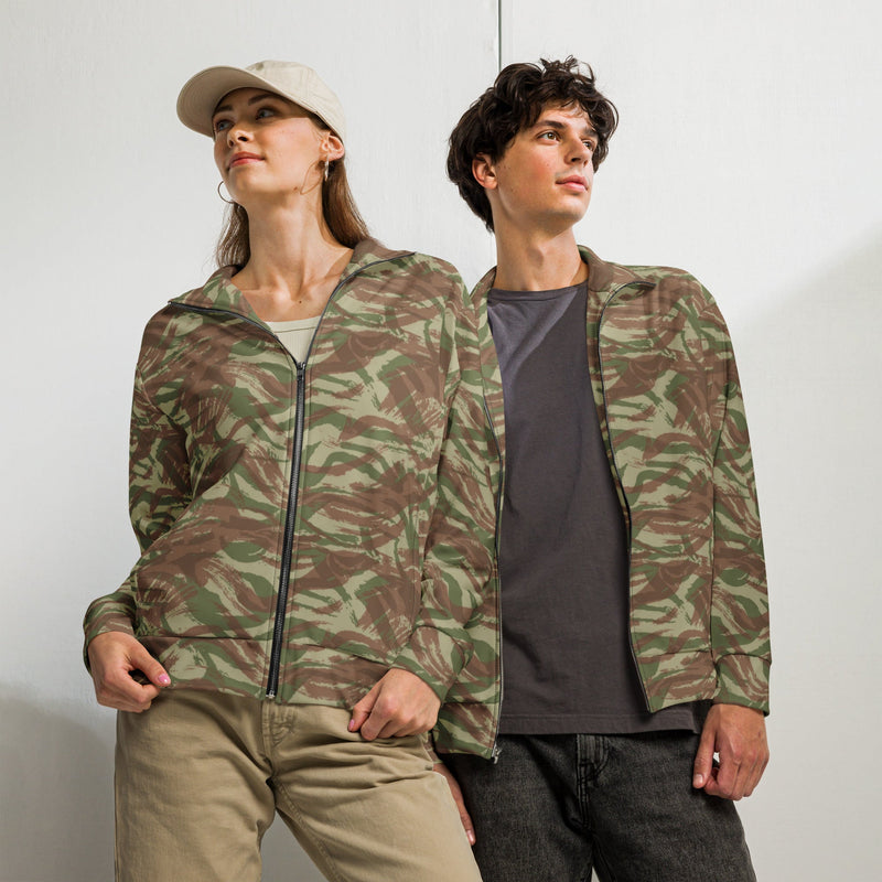 Lizard French Airborne CAMO Unisex Track Jacket - 2XS