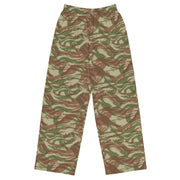 Lizard French Airborne CAMO Unisex Wide-Leg Leisure Pants - 2XS - Pant