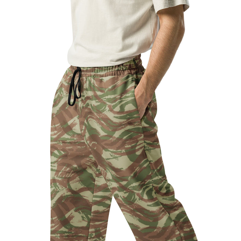 Lizard French Airborne CAMO Unisex Wide-Leg Joggers