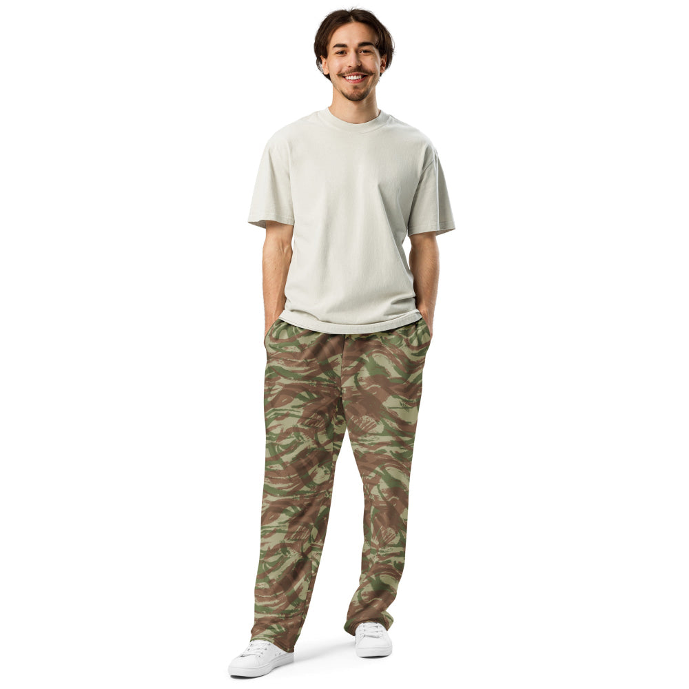 French Lizard A1 Airborne CAMO Wide-leg joggers - Unisex Joggers