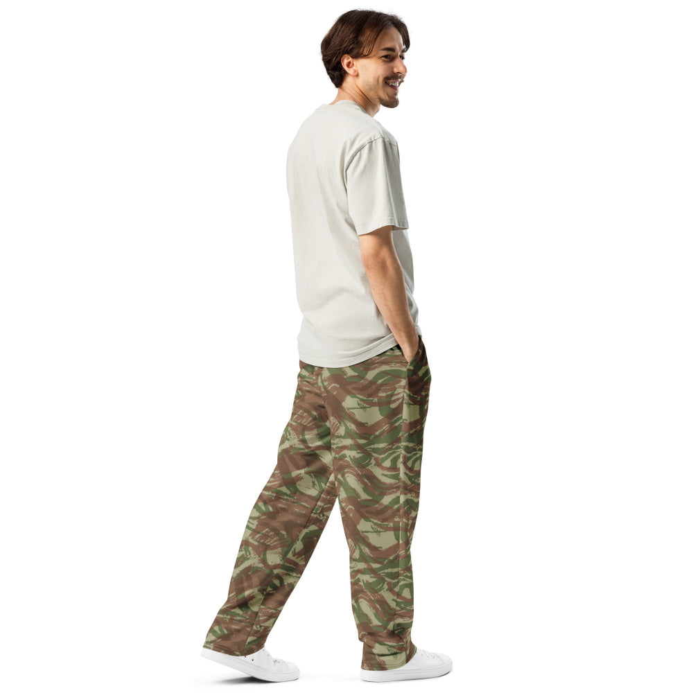 French Lizard A1 Airborne CAMO Wide-leg joggers - Unisex Joggers