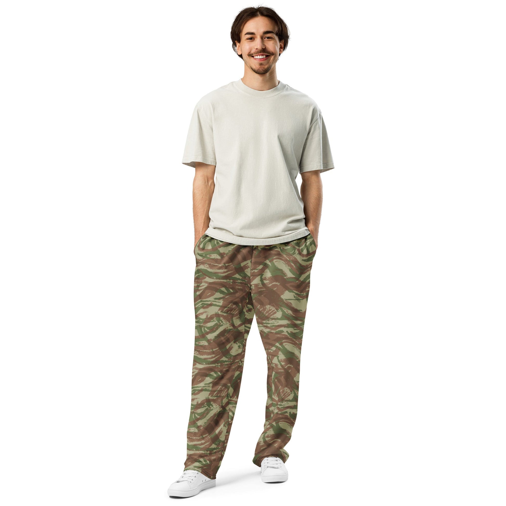French Lizard A1 Airborne CAMO Wide-leg joggers - Joggers