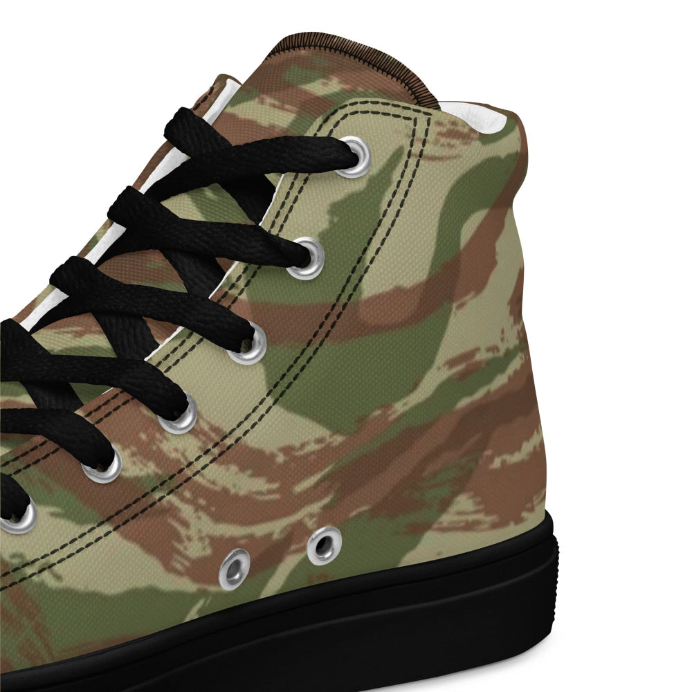 French Lizard A1 Airborne CAMO Men’s high top canvas shoes - Mens High Top Canvas Shoes