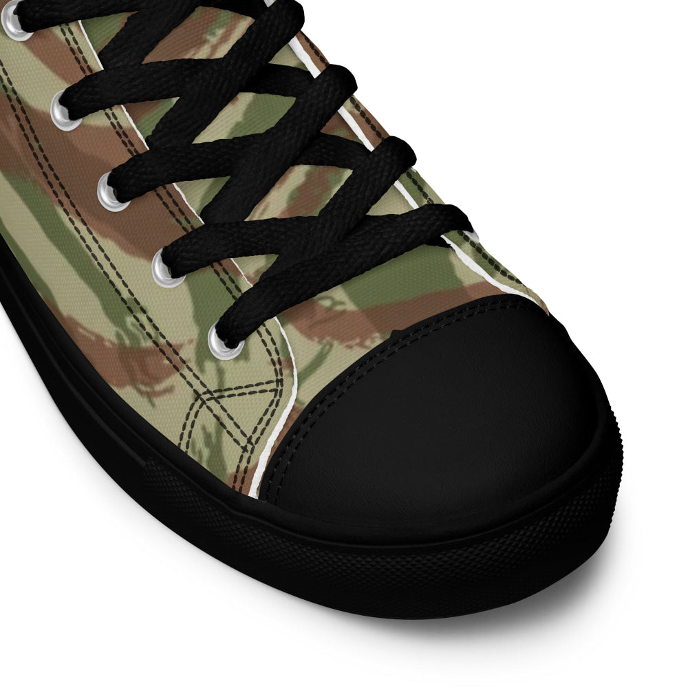 French Lizard A1 Airborne CAMO Men’s high top canvas shoes - Mens High Top Canvas Shoes