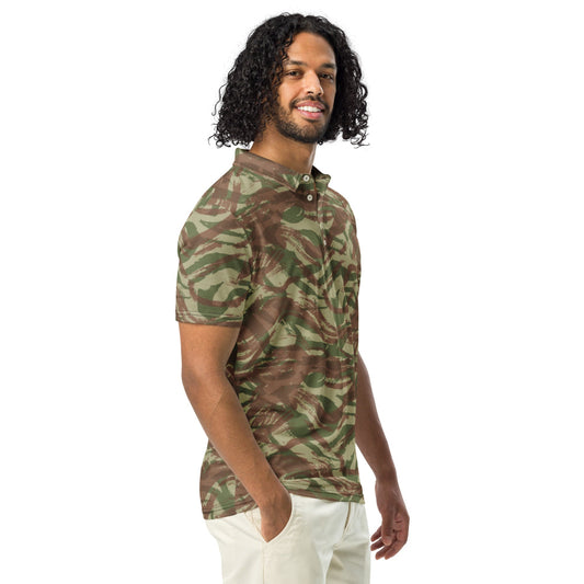 French Lizard A1 CAMO Men’s slim fit polo - Mens Slim Fit Polo