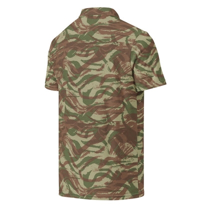 French Lizard A1 Airborne CAMO Men’s slim fit polo - Mens Slim Fit Polo