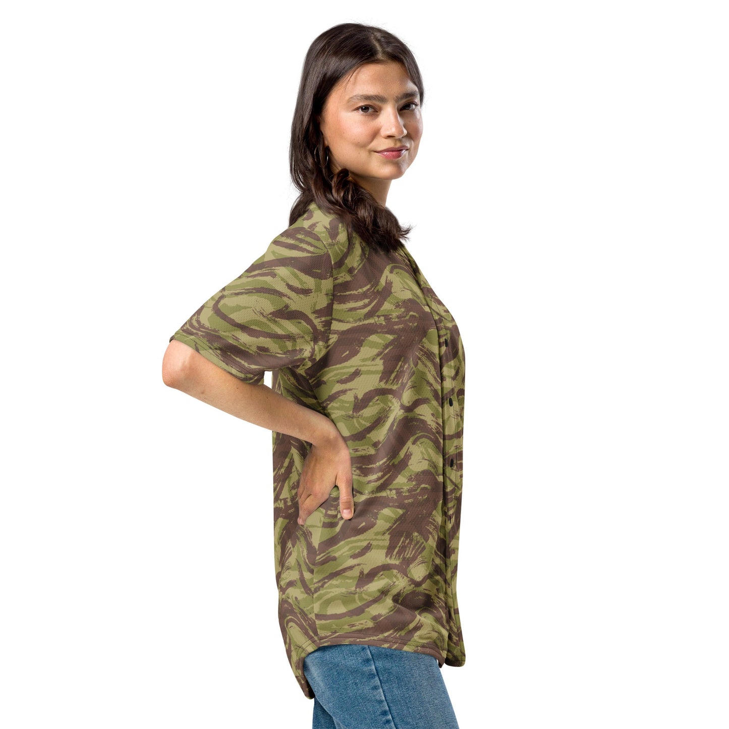 French Lizard C1 All Arms Uniform CAMO baseball jersey - Baseball Jerseys
