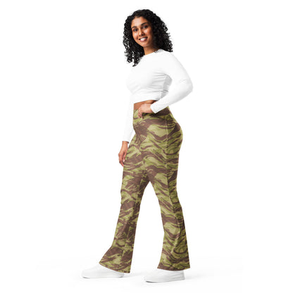 French Lizard C1 All Arms Uniform CAMO Flare leggings - Womens Leggings