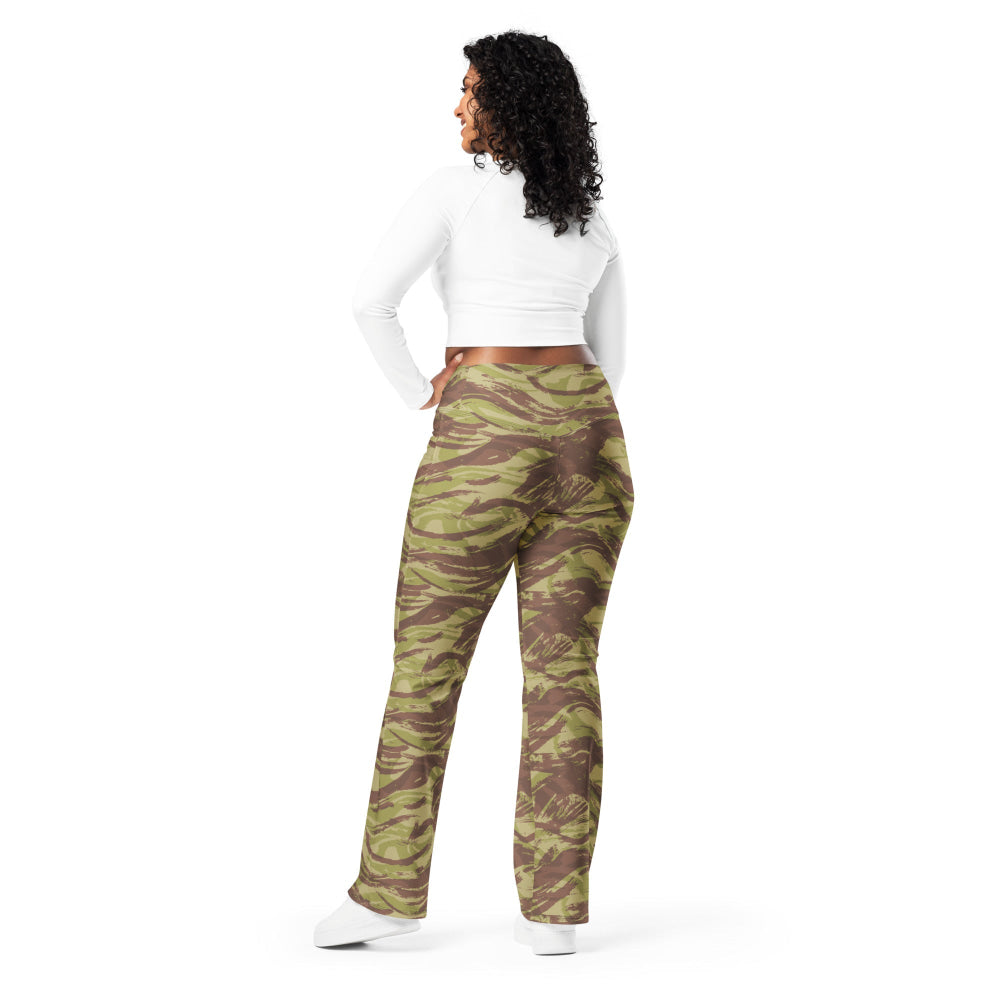 French Lizard C1 All Arms Uniform CAMO Flare leggings - Womens Leggings