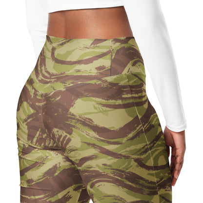 French Lizard C1 All Arms Uniform CAMO Flare leggings - Womens Leggings