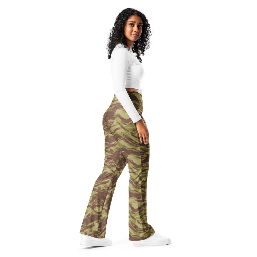 French Lizard C1 All Arms Uniform CAMO Flare leggings - Womens Leggings