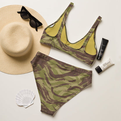 French Lizard C1 All Arms Uniform CAMO high-waisted bikini - Womens High-Waisted Bikini