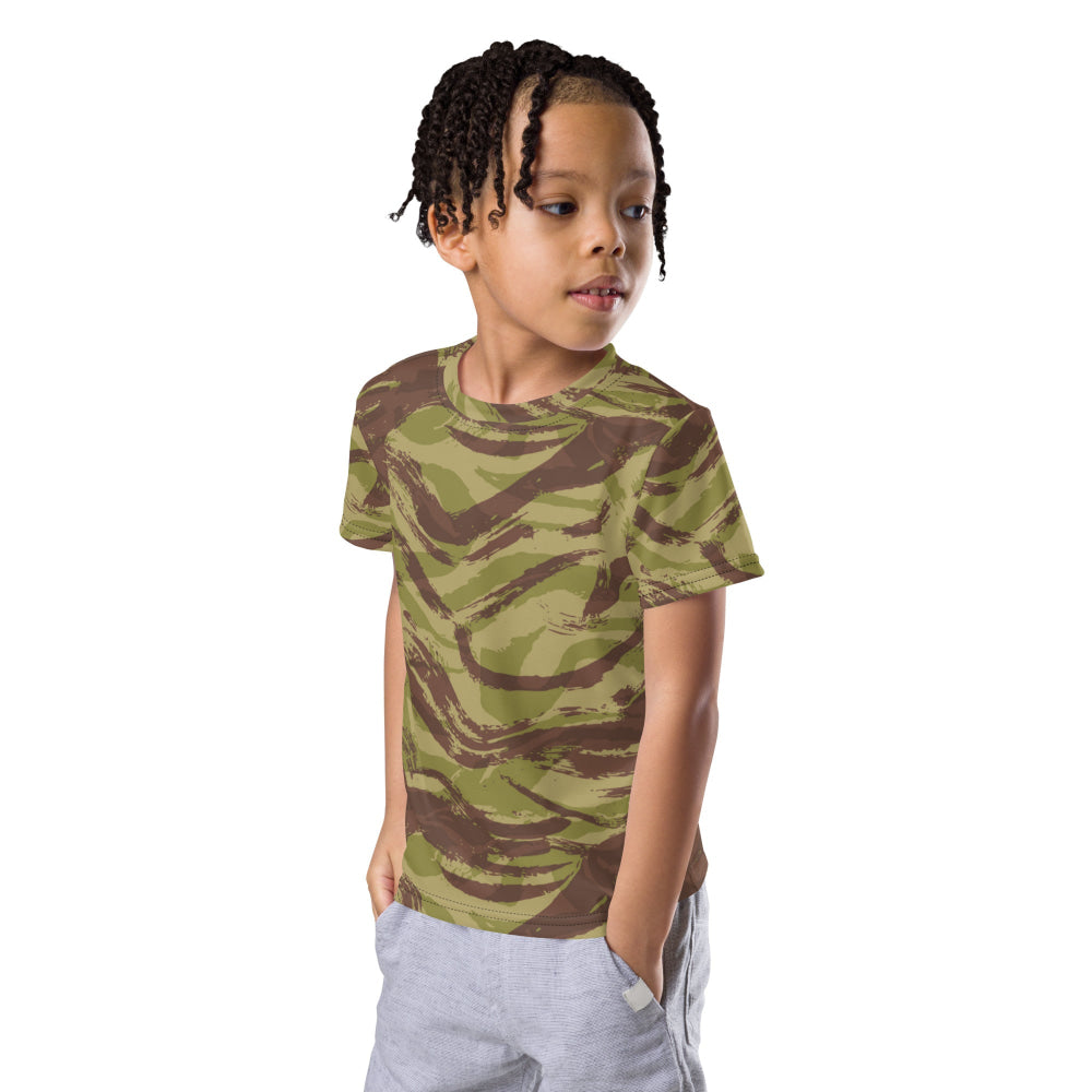 French Lizard C1 All Arms Uniform CAMO Kids crew neck t-shirt - Crew Neck T-shirt