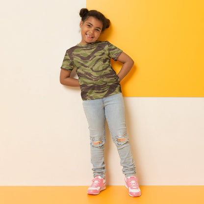 French Lizard C1 All Arms Uniform CAMO Kids crew neck t-shirt - Crew Neck T-shirt