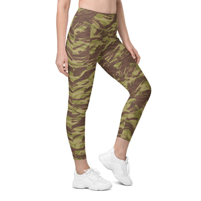 French Lizard C1 All Arms Uniform CAMO Leggings with pockets - 2XS - Womens With Pockets