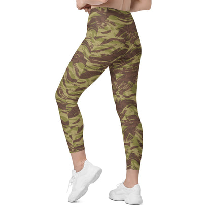 French Lizard C1 All Arms Uniform CAMO Leggings with pockets - Womens With Pockets