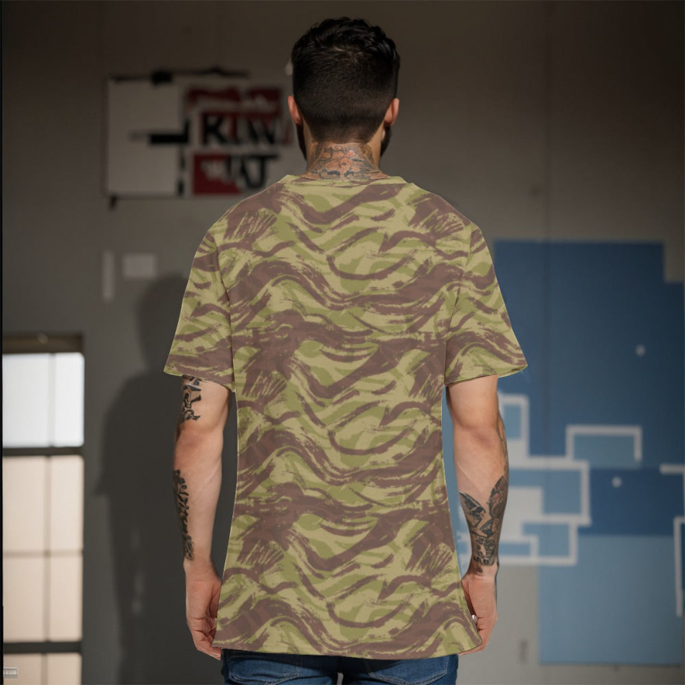 French Lizard C1 All Arms Uniform CAMO Men’s 100% Cotton T-Shirt - Mens