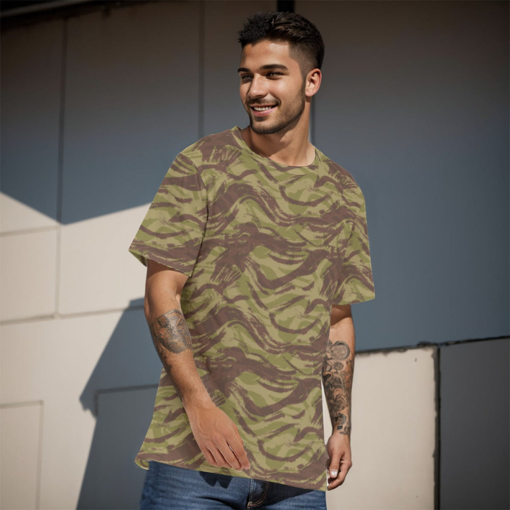 French Lizard C1 All Arms Uniform CAMO Men’s 100% Cotton T-Shirt - Mens