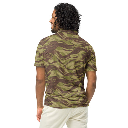 French Lizard C1 All Arms Uniform CAMO Men’s slim fit polo - Mens Slim Fit Polo