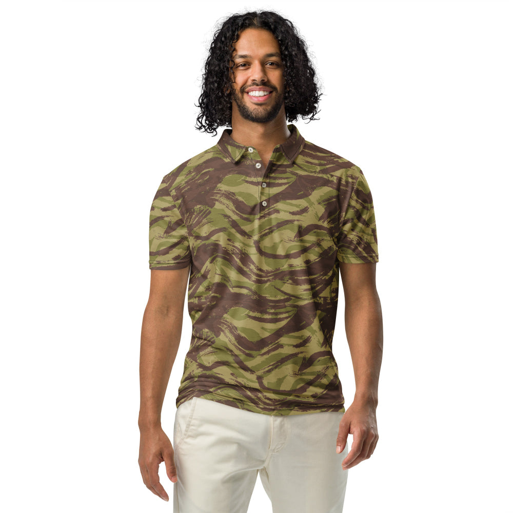 French Lizard C1 All Arms Uniform CAMO Men’s slim fit polo - XS - Mens Slim Fit Polo