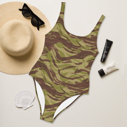 French Lizard C1 All Arms Uniform CAMO One-Piece Swimsuit - Womens