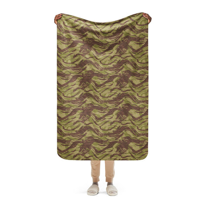 French Lizard C1 All Arms Uniform CAMO Sherpa blanket - 37″×57″ - Blanket