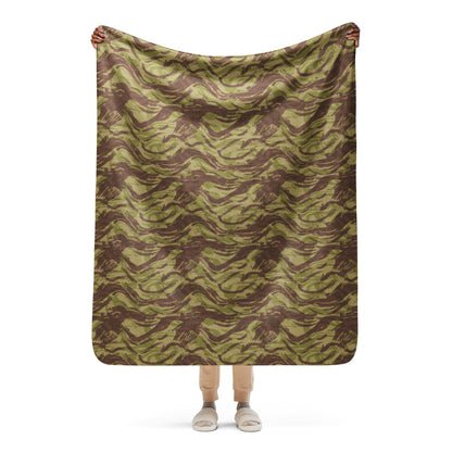 French Lizard C1 All Arms Uniform CAMO Sherpa blanket - 50″×60″ - Blanket