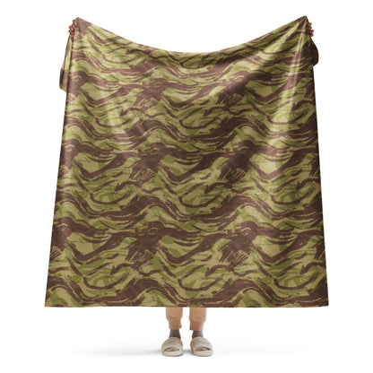 French Lizard C1 All Arms Uniform CAMO Sherpa blanket - 60″×80″ - Blanket