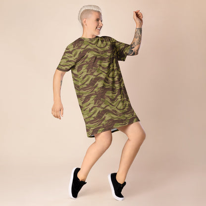 French Lizard C1 All Arms Uniform CAMO T-shirt dress - Womens T-Shirt Dress