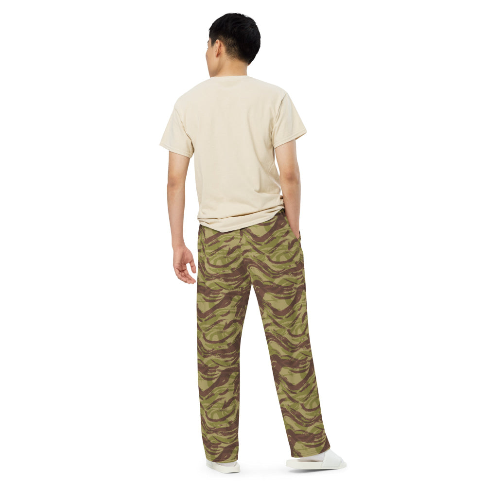 French Lizard C1 All Arms Uniform CAMO unisex wide-leg pants - Unisex Wide-Leg Pants