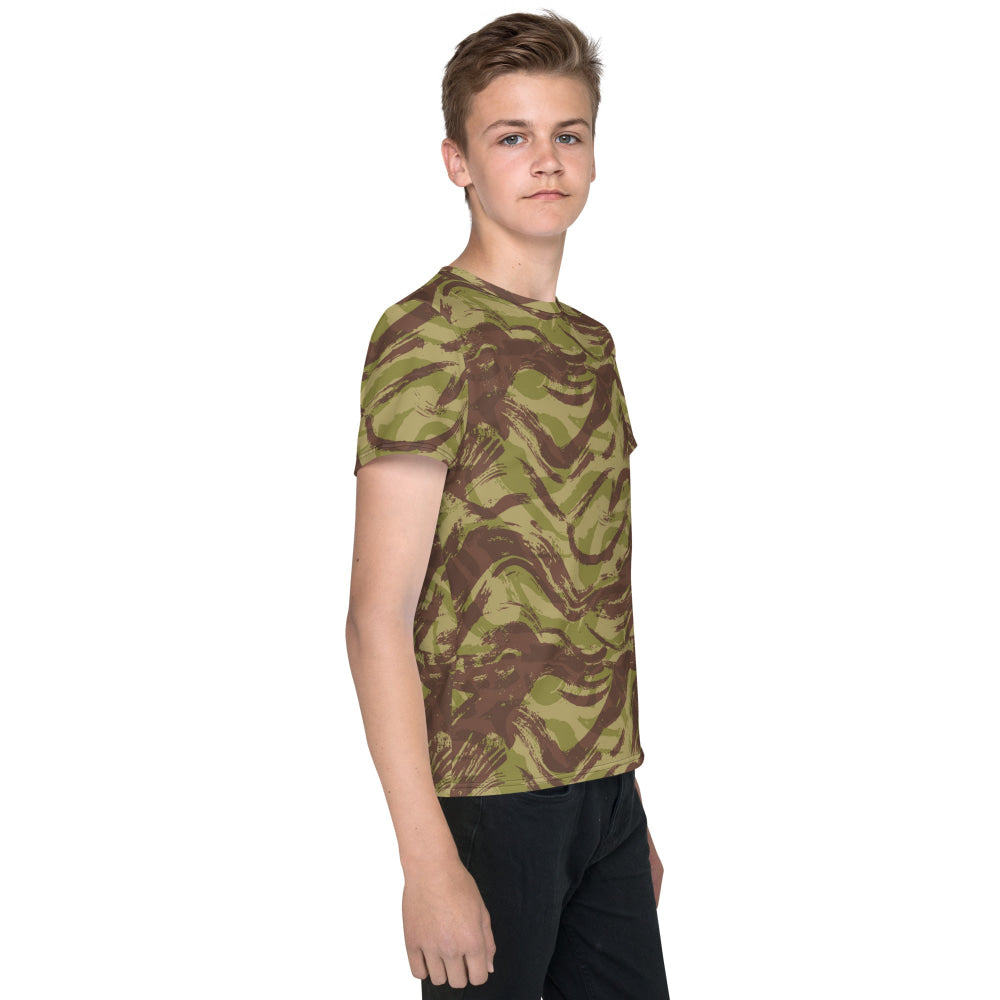 French Lizard C1 All Arms Uniform CAMO Youth crew neck t-shirt - Crew Neck T-shirt