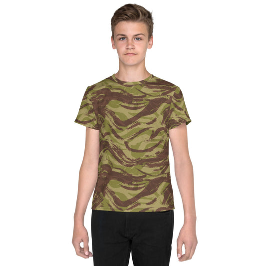 French Lizard C1 All Arms Uniform CAMO Youth crew neck t-shirt - 8 - Crew Neck T-shirt