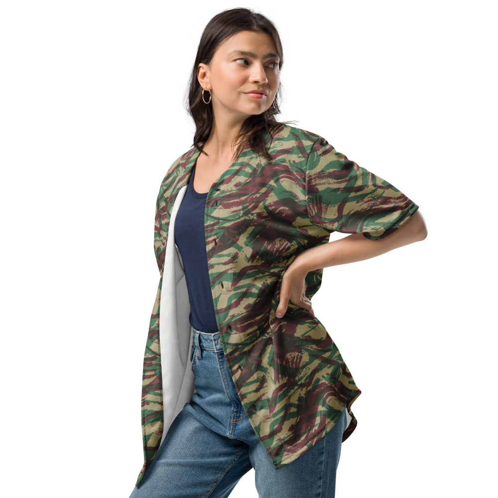 French Lizard D Algerian War CAMO baseball jersey - Unisex Baseball Jersey