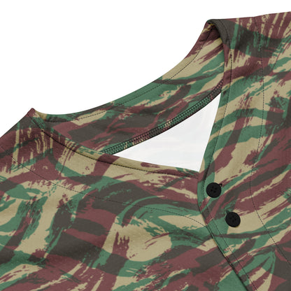French Lizard D Algerian War CAMO baseball jersey - Baseball Jerseys