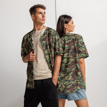 French Lizard D Algerian War CAMO baseball jersey - 2XS - Unisex Baseball Jersey