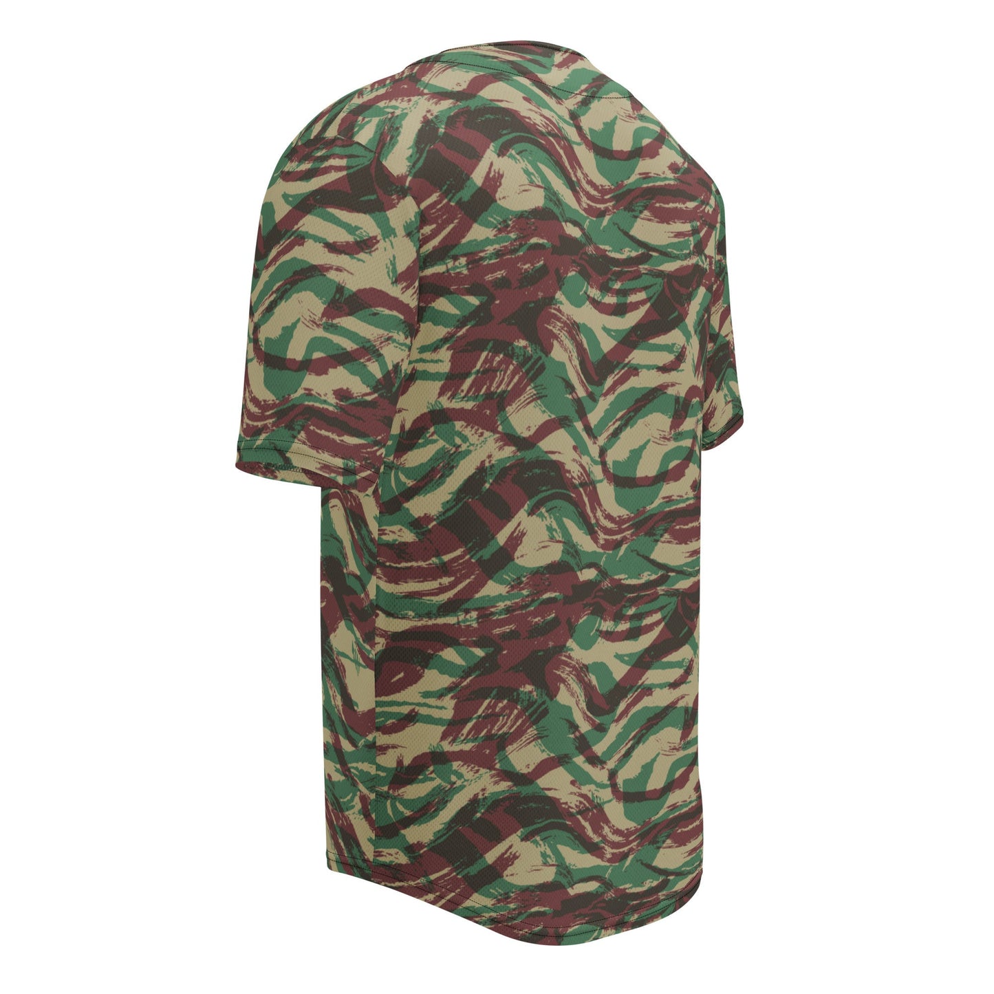 French Lizard D Algerian War CAMO baseball jersey - Baseball Jerseys