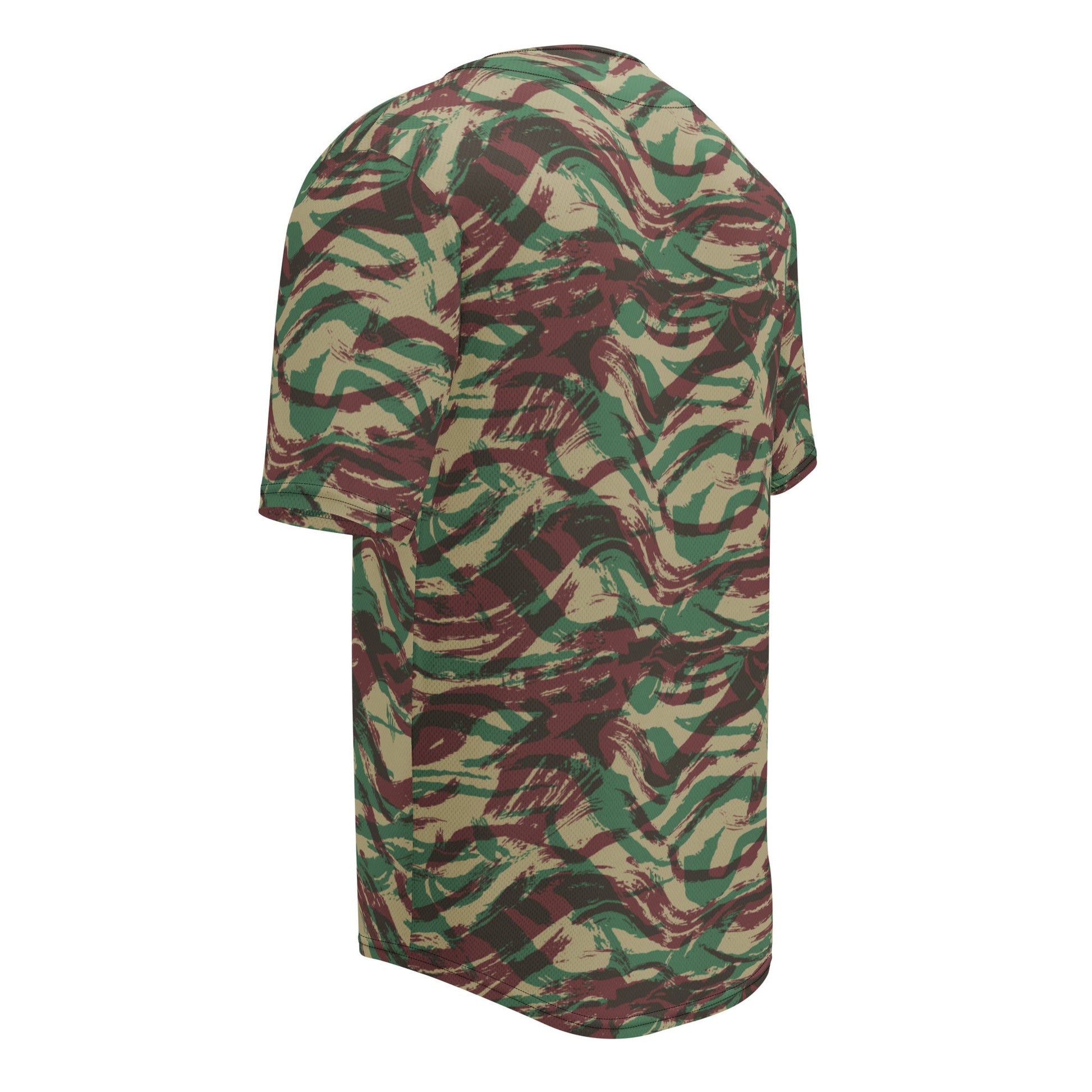 French Lizard D Algerian War CAMO baseball jersey - Baseball Jerseys