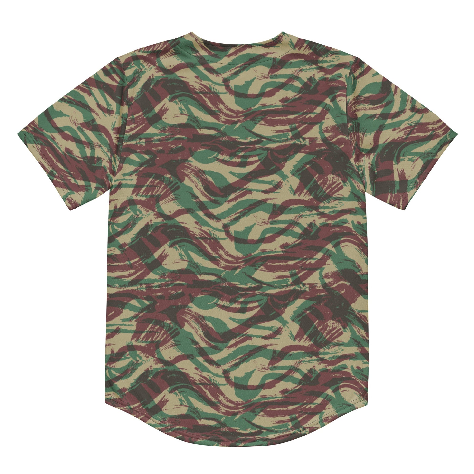 French Lizard D Algerian War CAMO baseball jersey - Baseball Jerseys