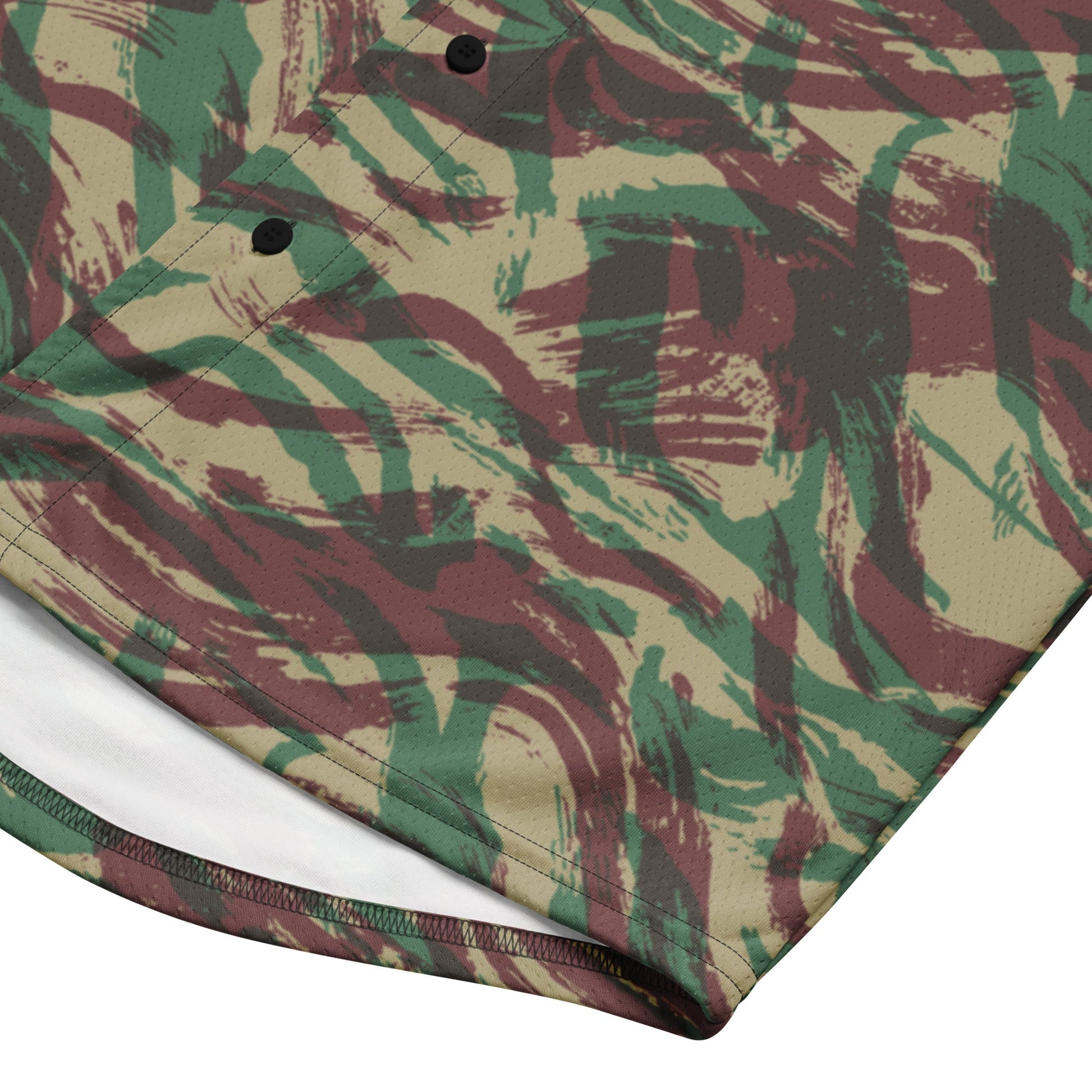 French Lizard D Algerian War CAMO baseball jersey - Baseball Jerseys