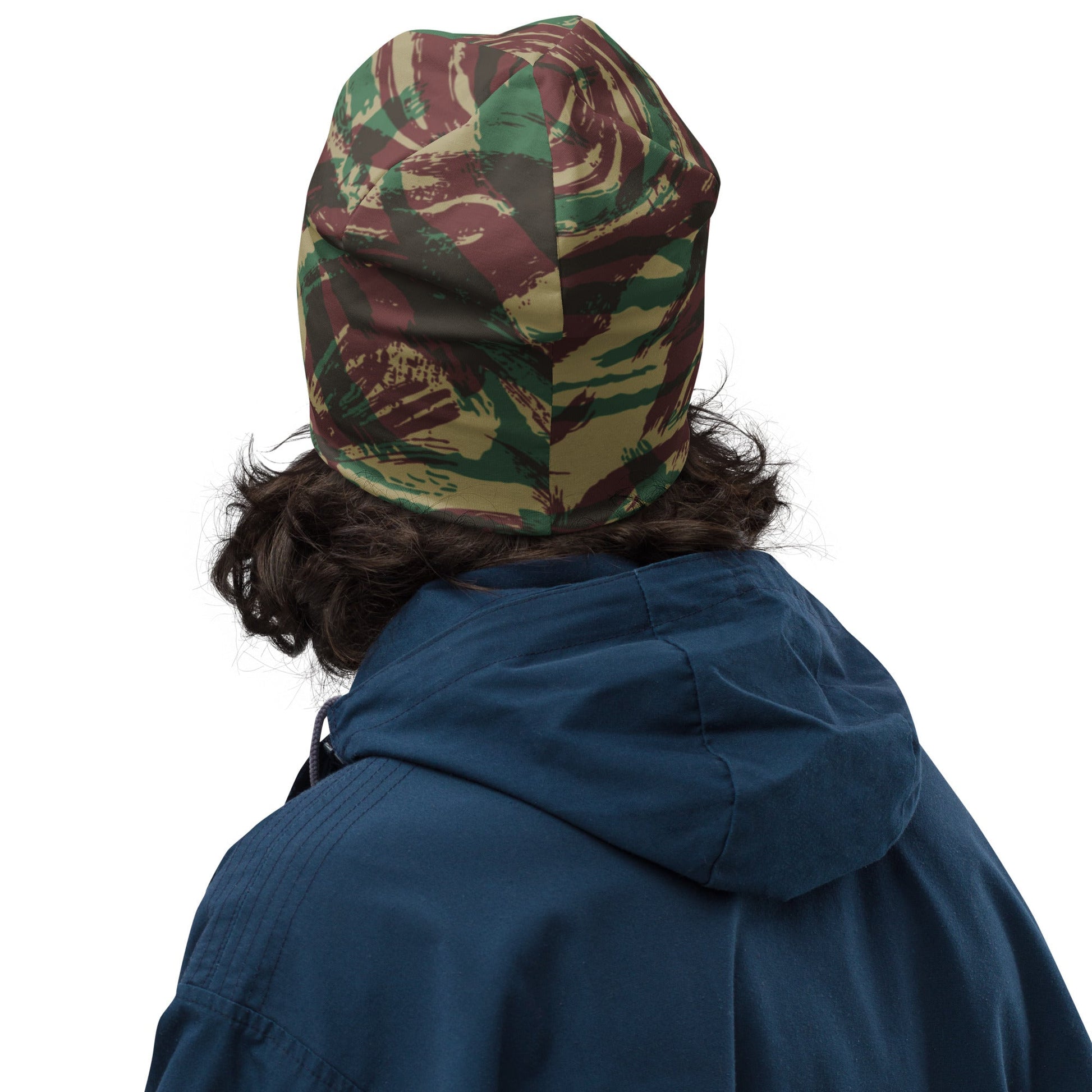 French Lizard D Algerian War CAMO Beanie - Beanies