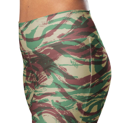 French Lizard D Algerian War CAMO Flare leggings - Womens Leggings