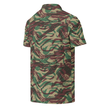 French Lizard D Algerian War CAMO Men’s slim fit polo - Mens Slim Fit Polo