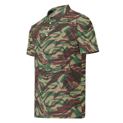 French Lizard D Algerian War CAMO Men’s slim fit polo - Mens Slim Fit Polo